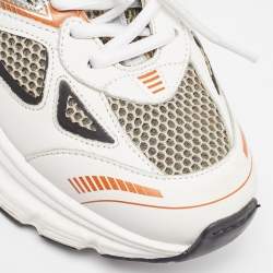 Axel Arigato Tricolor Leather and Mesh Marathon Runner Sneakers Size 38