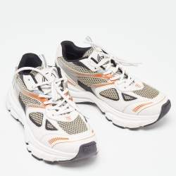 Axel Arigato Tricolor Leather and Mesh Marathon Runner Sneakers Size 38