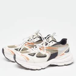 Axel Arigato Tricolor Leather and Mesh Marathon Runner Sneakers Size 38