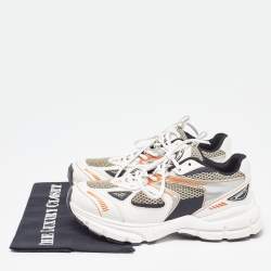 Axel Arigato Tricolor Leather and Mesh Marathon Runner Sneakers Size 38