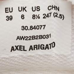 Pre Owned  Axel Arigato White Leather and Suede Genesis Vintage Sneakers Size 39