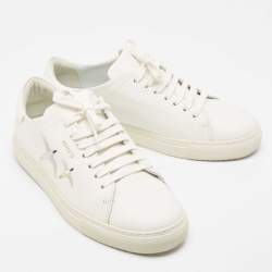 Axel Arigato White Leather 90 Bird Low Top Sneakers Size 42