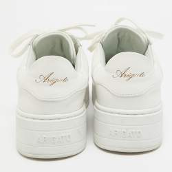 Axel Arigato White Leather Orbit Sneakers Size 37