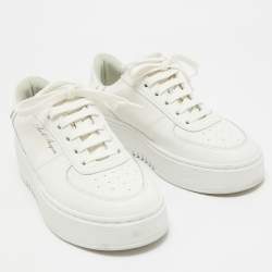 Axel Arigato White Leather Orbit Sneakers Size 37