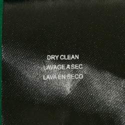 Pre Owned Badgley Mischka Green Neoprene Ruffled Midi Dress S