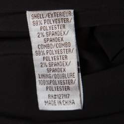 Pre Owned Badgley Mischka Collection Colorblock Sleeveless Evening Gown S