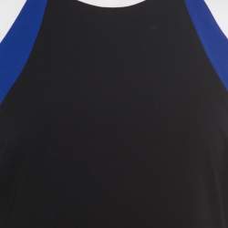 Pre Owned Badgley Mischka Collection Colorblock Sleeveless Evening Gown S