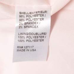Badgley Mischka Couture Pink Crepe Embellished Gown M