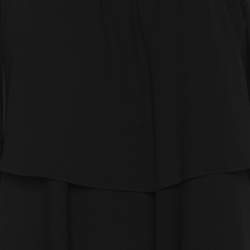 Badgley Mischka Black Crepe Top M