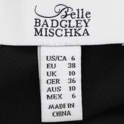 Badgley Mischka Black Crepe Top M