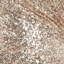 Pre Owned Badgley Mischka Blush Sequin One Shoulder Gown XS 