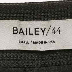 Bailey 44 Black Velvet Side Tape Detail Sabila Ponte Pants M