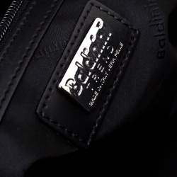 Baldinini Black Leather Satchel