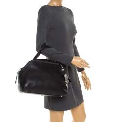 Baldinini Black Leather Satchel