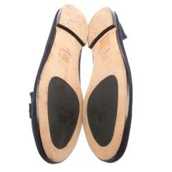 Baldinini Navy Blue Nubuck Smoking Slippers Size 41