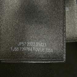 Pre Owned Balenciaga Black Logo Studded Cotton Knit Oversized Unisex T-Shirt M