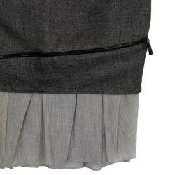 Balenciaga Ruffle Hem Pencil Skirt M