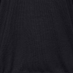 Pre Owned Balenciaga Black Wool Knit Crew Neck Sweater L