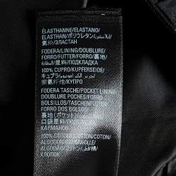 Pre Owned Balenciaga Black Wool Straight Fit Trousers S