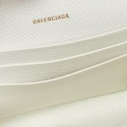 Balenciaga Multicolor Graffiti BB Leather Wallet On Chain