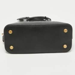 Pre Owned Balenciaga Black Leather Small Ville Bag