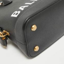 Pre Owned Balenciaga Black Leather Small Ville Bag