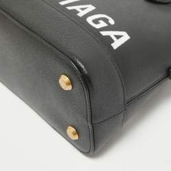 Pre Owned Balenciaga Black Leather Small Ville Bag