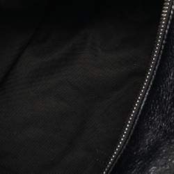 Pre Owned Balenciaga Black Glossy Leather Superbusy Sling Bag