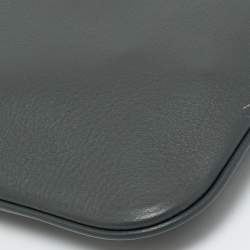 Pre Owned Balenciaga Everyday Grey Leather Zip Pouch 