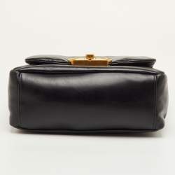 مملوكة مسبقًا Balenciaga Monaco Small Black Leather Shoulder Bag
