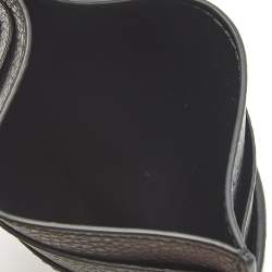 مملوكة مسبقًا حافظة بطاقات بالنسياغا نيو كلاسيك جلد محبب بني