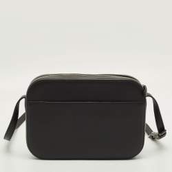 مملوكة مسبقًا حقيبة كتف بالنسياجا صغيرة جلد أسود لكل يوم كاميرا