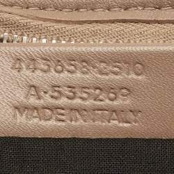 Pre Owned Balenciaga Bazar Brown Shearling Fur and Leather Pouch