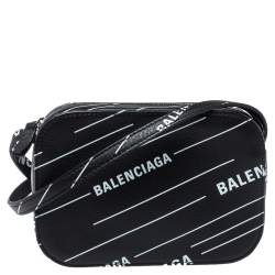 Balenciaga Black, Pattern Print Everyday Xs Camera Bag