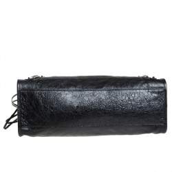 Pre Owned Balenciaga Black Leather Classic RH City Tote