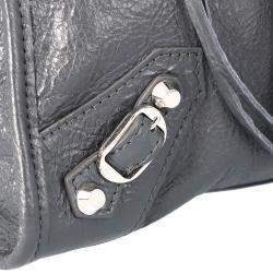 Pre Owned Balenciaga Grey Leather Classic City Small Bag