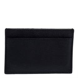 Pre Owned Balenciaga Black Leather Everyday Card Case