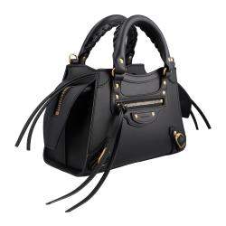 Balenciaga Black Leather Neo Classic Mini Bag