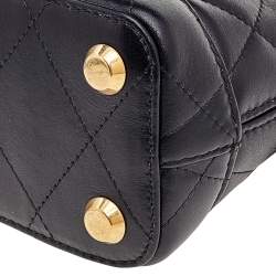 مملوكة مسبقًا Balenciaga Black Quilted Leather XXS Ville Satchel