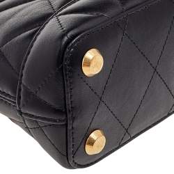 مملوكة مسبقًا Balenciaga Black Quilted Leather XXS Ville Satchel