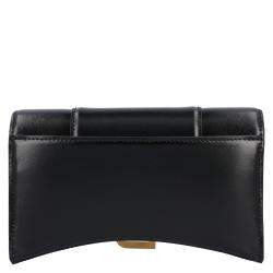 مملوكة مسبقًا Balenciaga Women's Hourglass Wallet on a chain in black