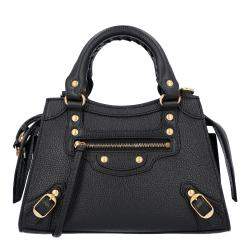 مملوكة مسبقًا Balenciaga Black Leather Neo Classic Mini Bag