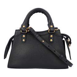 مملوكة مسبقًا Balenciaga Black Leather Neo Classic Mini Bag