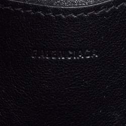 Pre Owned Balenciaga Black Leather Mini Neo Classic Tote