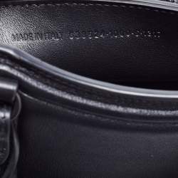 Pre Owned Balenciaga Black Leather Mini Neo Classic Tote