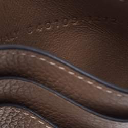 مملوكة مسبقًا Balenciaga Brown Grained Leather Neo Classic Card Holder