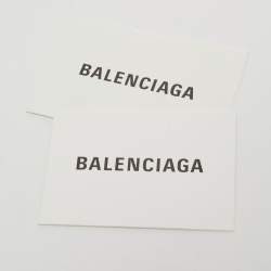 Pre Owned Balenciaga Black Leather Plastic S Shopper Clutch