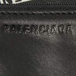 Pre Owned Balenciaga Black Leather Plastic S Shopper Clutch