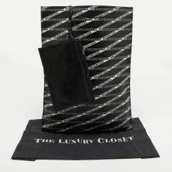 Pre Owned Balenciaga Black Leather Plastic S Shopper Clutch