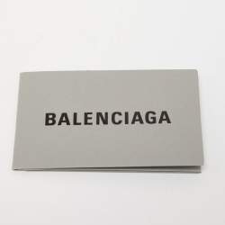 Pre Owned حقيبة بوكس بالمسياغا أورغلاس جلد أسود صغيرة بيد علوية